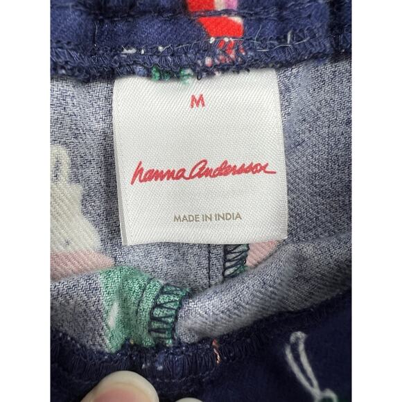 Hanna Andersson Flannel Pajama Pant Christmas Heirloom Ornaments Unisex Medium - Picture 8 of 10